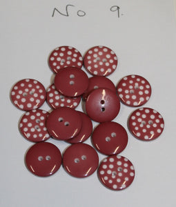 Polka Dot Buttons