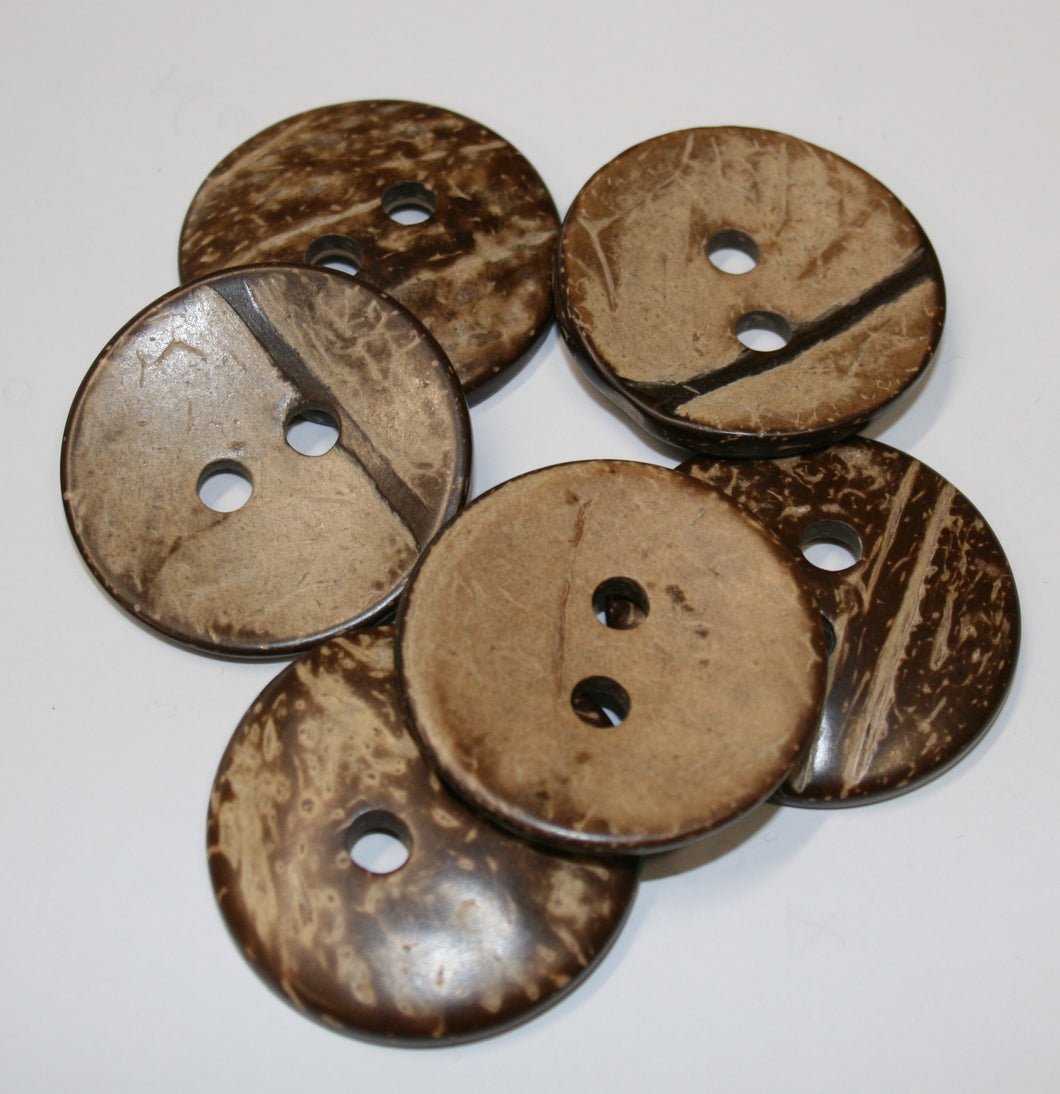 Large Coconut Shell Buttons