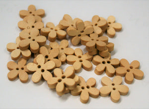 Wooden Daisy Buttons