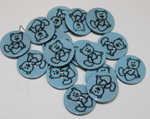 Bear/Dog Childrens Buttons