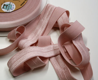 Elasticated Stretch Bias Tape - Fold Over Elastic 20mm