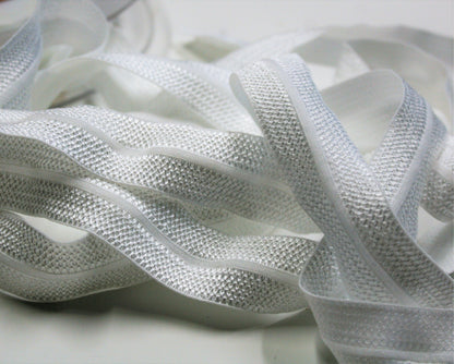 Jacquard Elasticated Stretch Bias Tape 20mm Fold Over Elastic