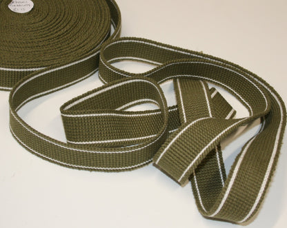 Edged Cotton Webbing - 30mm
