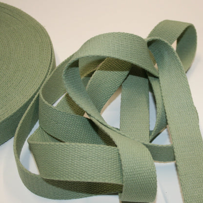 Plain Colour Cotton Webbing Tape (25mm)