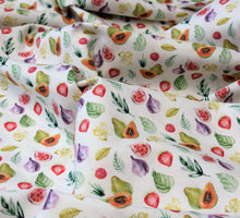 Fruit Print Multi Colour Organic Cotton