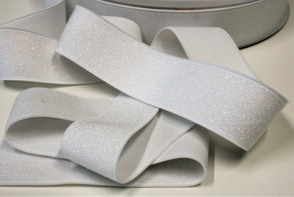 Glitter - Lurex Elastic Tape - Waistband - 40mm