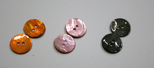 12-24mm Coloured Shell Bonfanti Buttons - P128