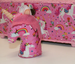 Unicorn Head Pin Cushion - Pink