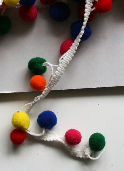 Multi Coloured - Pompom