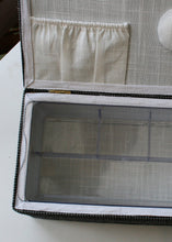 Sewing Basket - Storage Box - Houndstooth check - Medium