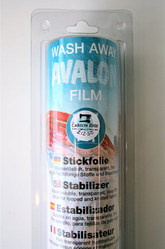 Wash Away Stabiliser - Avalon