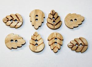 Wooden Leaves - 15mm