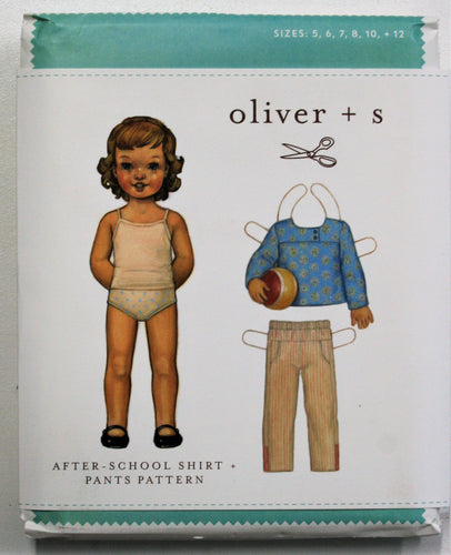 After - School Shirt and Pants - oliver + s