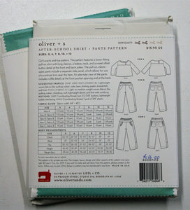 After - School Shirt and Pants - oliver + s