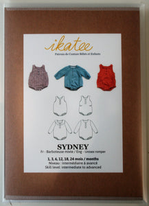 Sydney Baby 1m-24m - Romper Pattern - ikatee