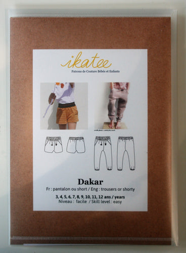 Dakar  Girls 3yr-12yr - Trousers or Shorts- Ikatee