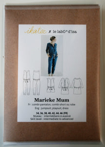 Belle Underwear Set - Womens Sewing Pattern by Ikatee