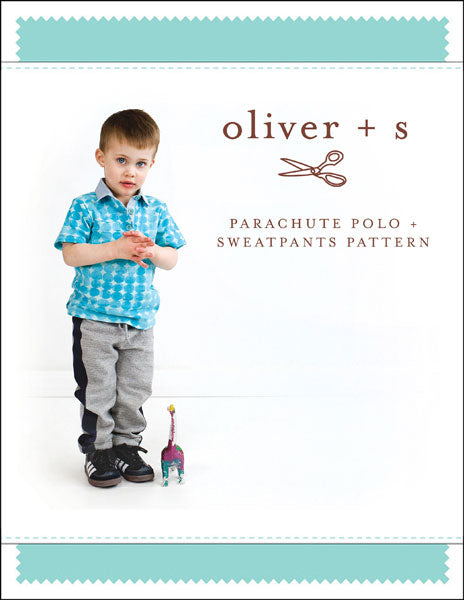 Parachute Polo + Sweatpants - 5yr-12yr - oliver + s