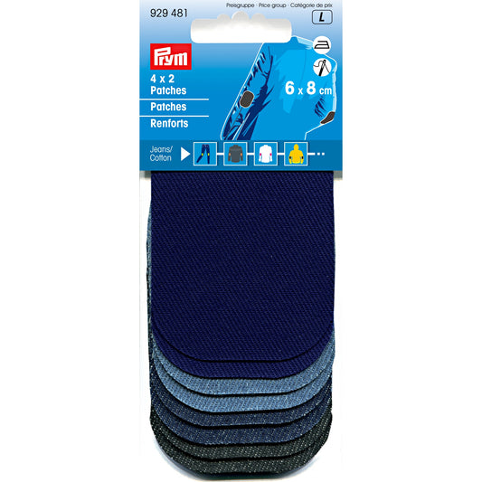 Prym Mini jeans Patches - iron-on - assorted