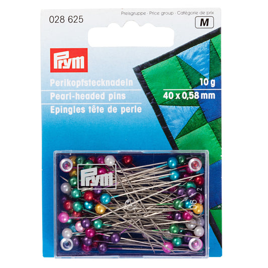Prym Pearl-headed pins - 0.58 x 40 mm
