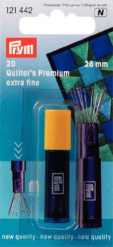 Prym Quilting Needles Extra Fine - 26 x 0.53mm