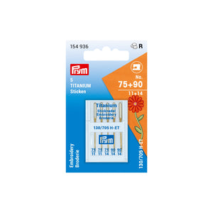 Prym Special sewing machine needles - GOLD "Embroidery" - 75 and 90