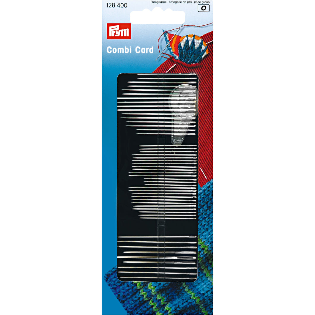 Prym Sewing, embroidery and darning needles assortment and threader - 50 needles