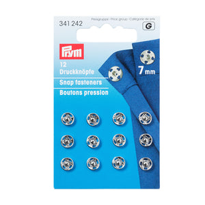 Prym Snap fasteners - 7mm - silver-coloured