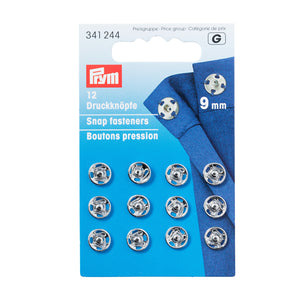 Prym Snap fasteners - 9mm - silver-coloured