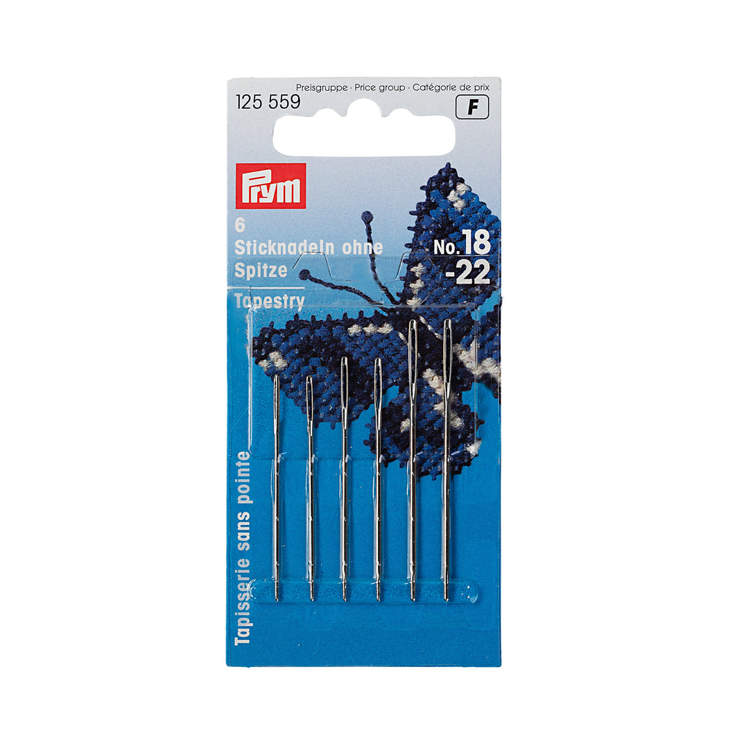 Prym Assorted Tapestry needles with blunt point - No. 18-22