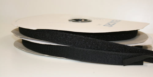 Texacro Black Sew On - Velcro