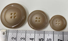 Various Colours Traditional Gloss-Rimmed Bonfanti Buttons with Matte Centre