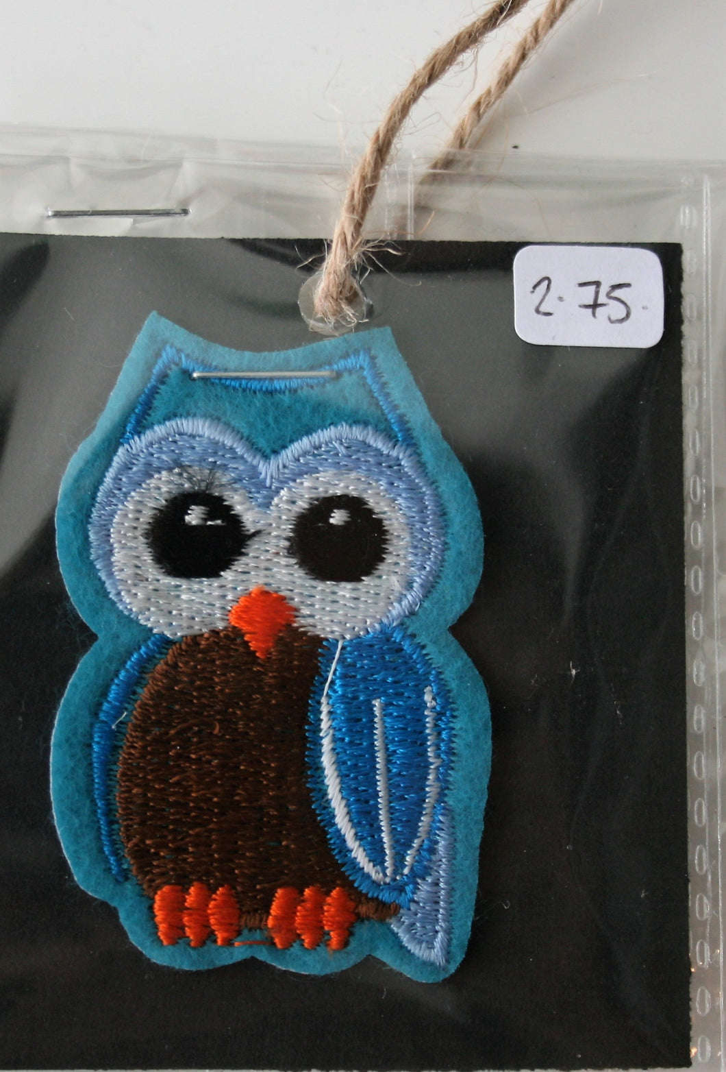 Blue Owl - Iron On Motif