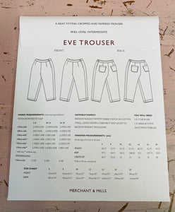 Eve Trouser - Merchant and Mills