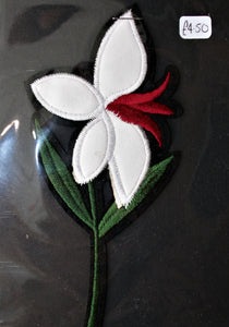 Faux Leather Lily - Iron On Motif