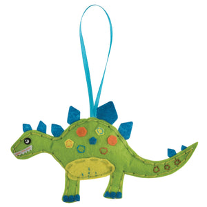 Dinosaur Felt Ornament Kit