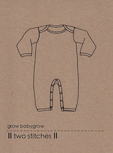 grow babygrow - two stitches