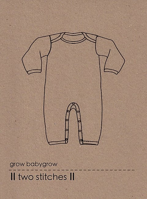 grow babygrow - two stitches