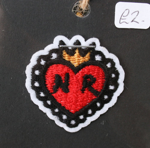 Royal Heart - Iron On Motif