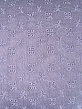 Lilac Broderie Anglaise Cotton