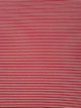 Red and White Stripe Cotton Poplin