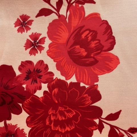 Scarlet Roses - Viscose Satin SW106