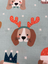 Animal Crackers by Wendy Kendall - Dashwood Studios - blue cotton