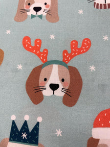 Animal Crackers by Wendy Kendall - Dashwood Studios - blue cotton