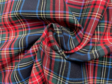 Tartan Print - Stretch Cotton