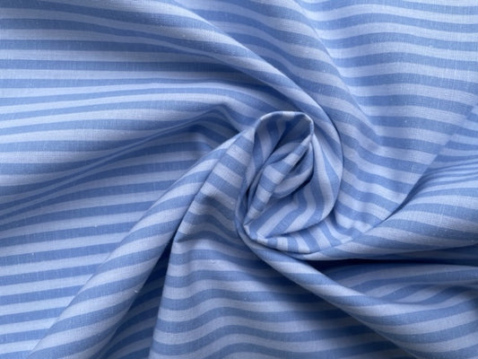 Yarn Dyed Denim and White Stripe