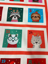 Merry Menagerie Advent Calendar Kit - Dashwood Studios cotton fabric panel