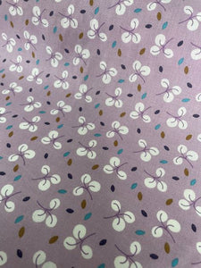 Lilac Leaves - Cotton Poplin