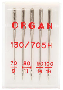 ORGAN-  Universal Machine Needle - 5 Pack - Organ 130/705H