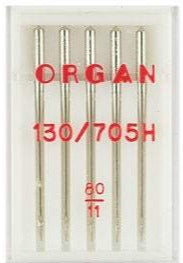 80/11 Woven Needle - 5 Pack - Organ 130/705H